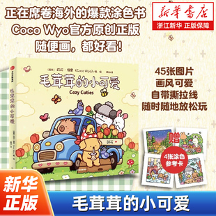 爆款 正在席卷海外 涂色书 Coco 毛茸茸 Wyo官方原创正版 小可爱
