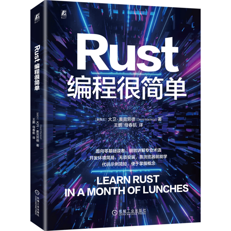 Rust编程很简单 大卫.麦克劳德 程序设计 编程 物联网 C语言 程序设计 编程 问题求解 计算思维 ACM竞赛