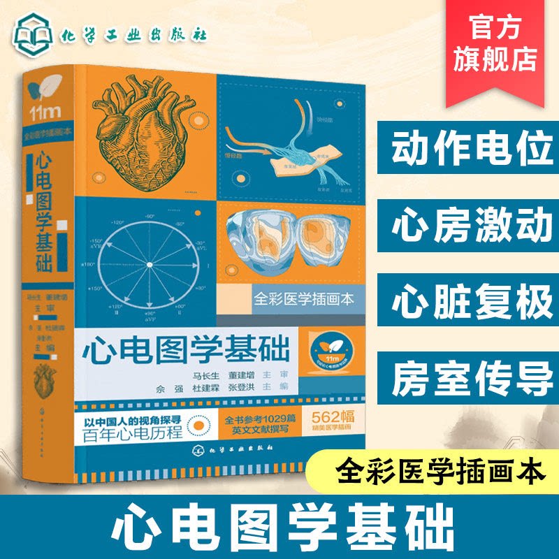 心电图学基础 心电图形成基本原理 标准心电图术语 标准心电图测量 心脏应用解剖 心脏电生理基础 心血管心电学专业临床医师参考书
