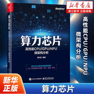 算力芯片:高性能CPU/GPU/NPU微架构分析 众核处理器架构功能部件设计 NPU芯片设计架构 超级计算机算力和AI算力书籍