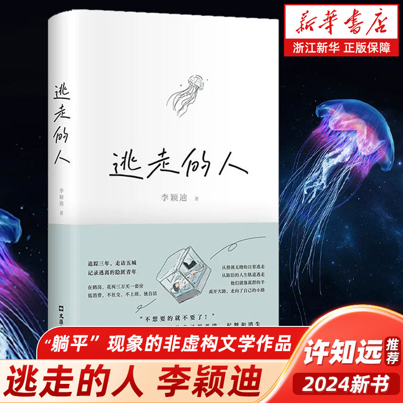 逃走的人 李颖迪 不上班不社交低消费的新型生活 追踪三年探访五城 深入书写鹤岗买房的逃离者许知远杨潇推荐非虚构