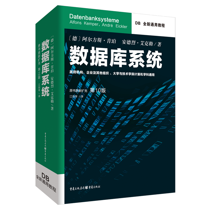 数据库系统 第10版政府机构企业及其他组织大学与技术学院计算机学科通用 以德国高等教育部门为例说明数据库的运用 重庆出版社