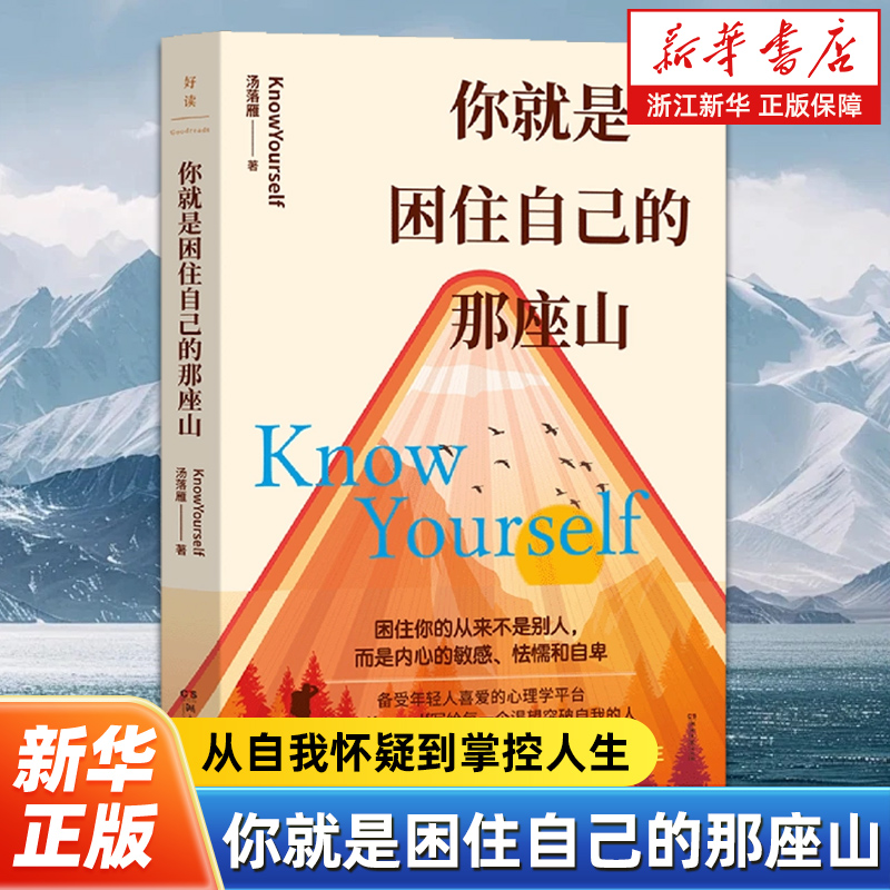 你就是困住自己的那座山 从自我怀疑到掌控人生 如何成为真正的强者 汤落雁 写给每一个渴望成长的人认清自我修炼自我