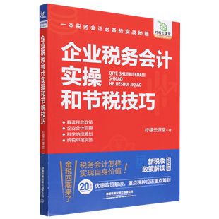 财务实战系列丛书 企业税务会计实操和节税技巧