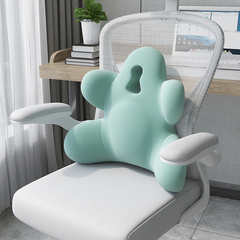 办公室腰靠垫久坐座椅腰枕腰托孕妇护腰垫记忆棉人体工学减压神器