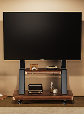 可移动电视机支架落地一体机推车挂架适用于海信小米tcl等6575寸