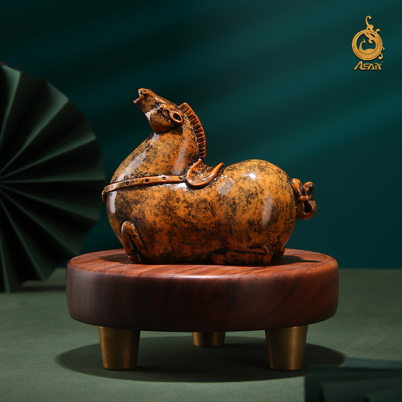 铜心满福《盛世小唐马》铜马生日