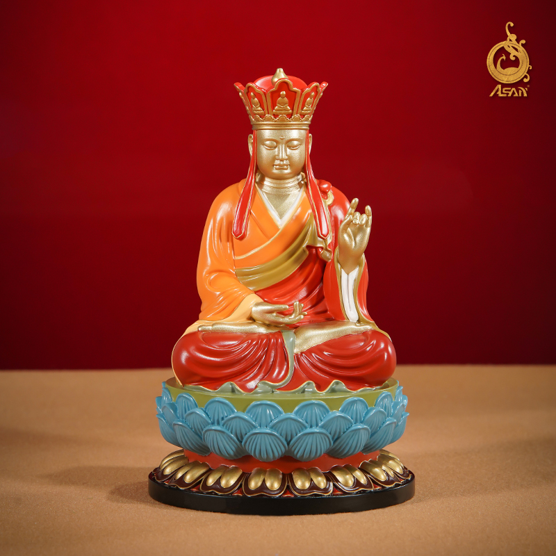 黄铜摆件《娑婆三圣之地藏王》佛像摆件客厅玄关家居工艺品装饰品