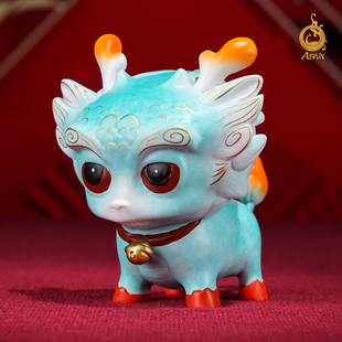 家居饰品桌面摆件装 黄铜摆件 龙年吉祥物 铜工艺品 饰品 福瑞龙