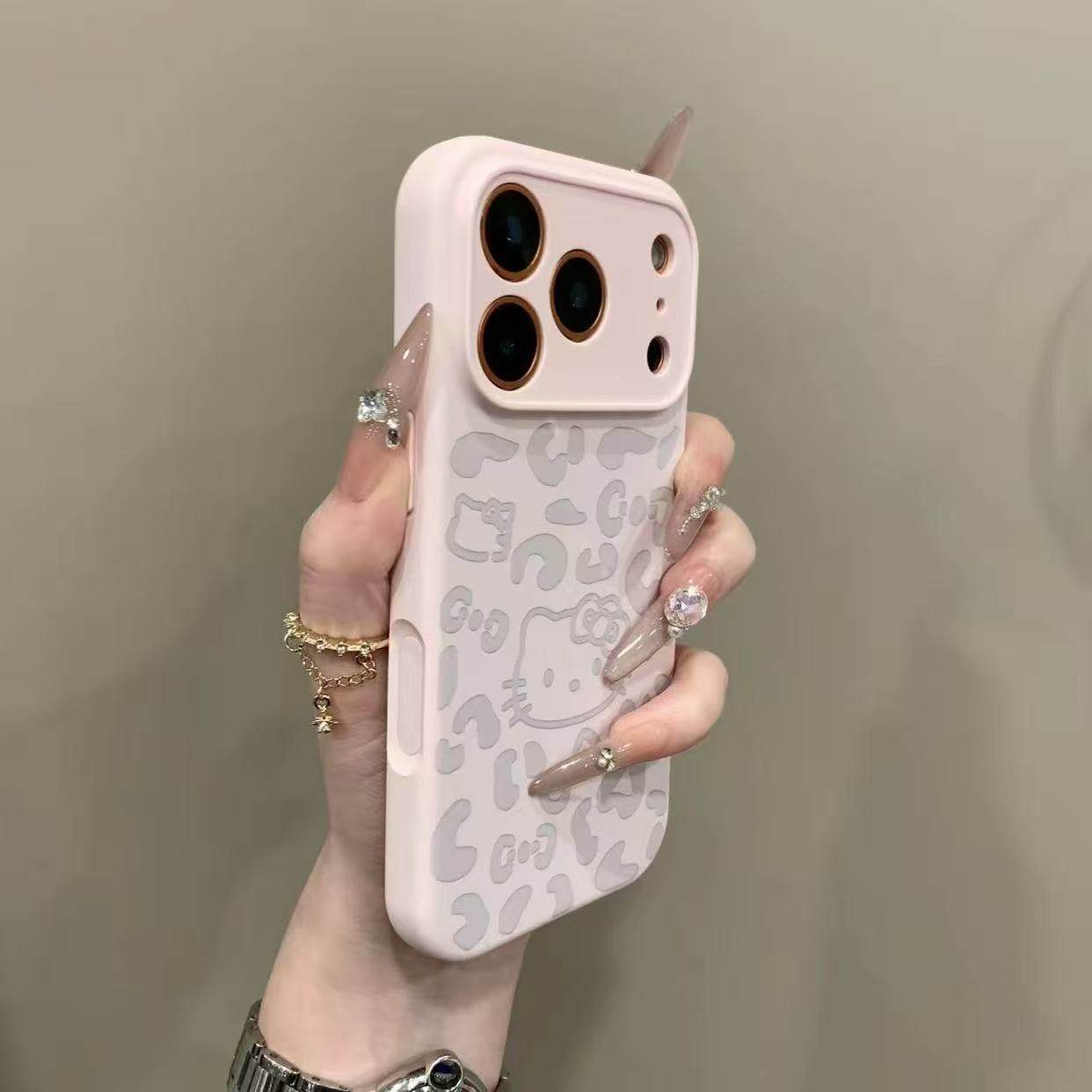 ins豹纹Kitty猫适用苹果17Promax手机壳iPhone16Promax液态硅胶15Pro全包镜头14Pro一体按键13情侣防摔保护套,3C数码配件,手机保护套/壳,淘宝优惠券,粉丝福利购,淘宝优惠卷