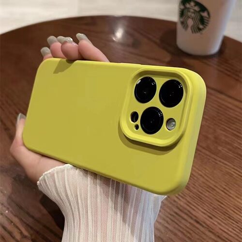 苹果iPhone液态硅胶简约手机壳