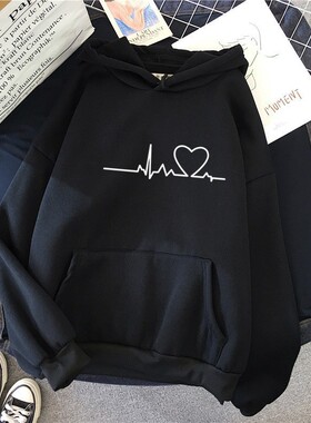 Velvet hoodie couple outfit hoodie秋冬加绒卫衣情侣装连帽衫