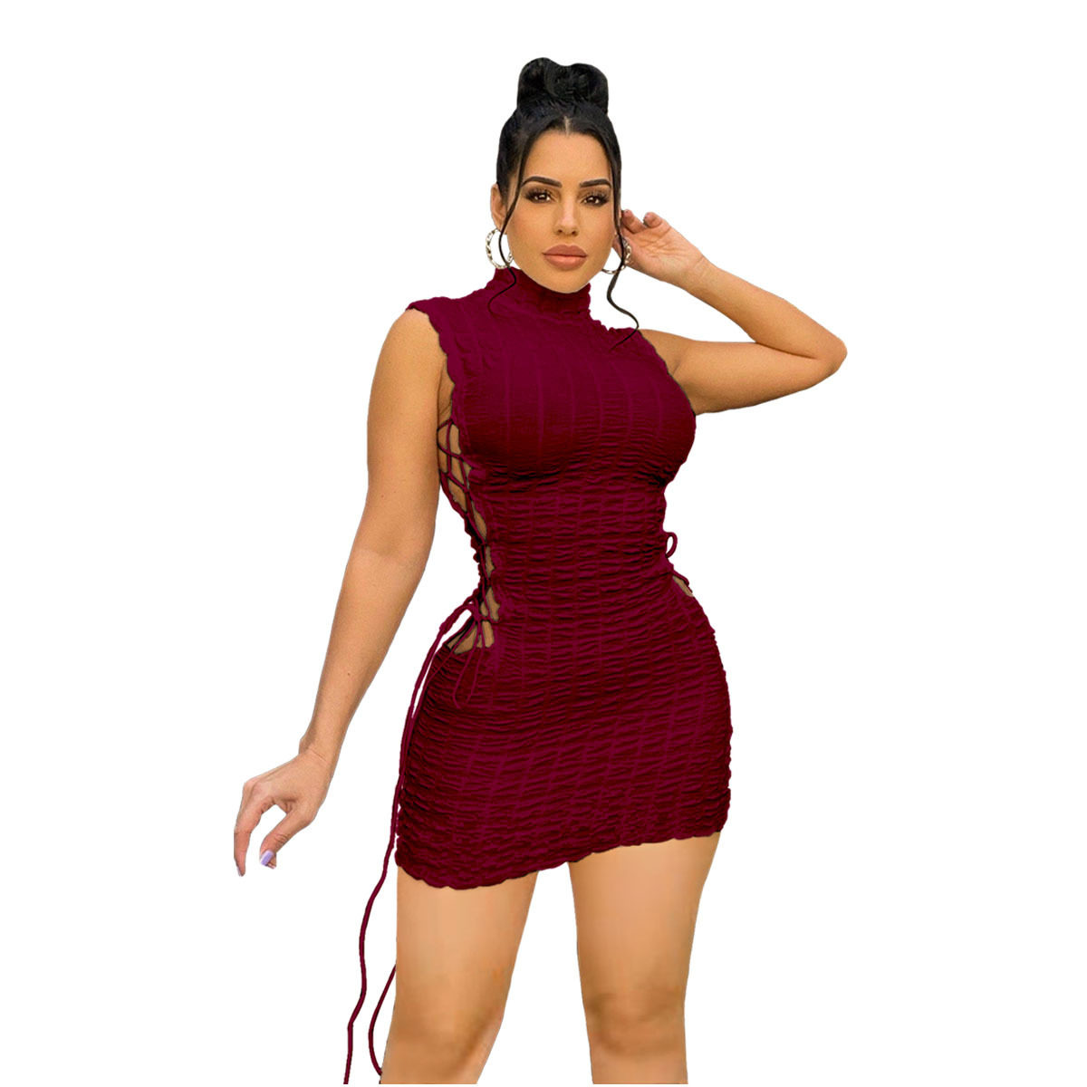 Women Mini Dress Party Night Club Summer Gown Short skirt图片