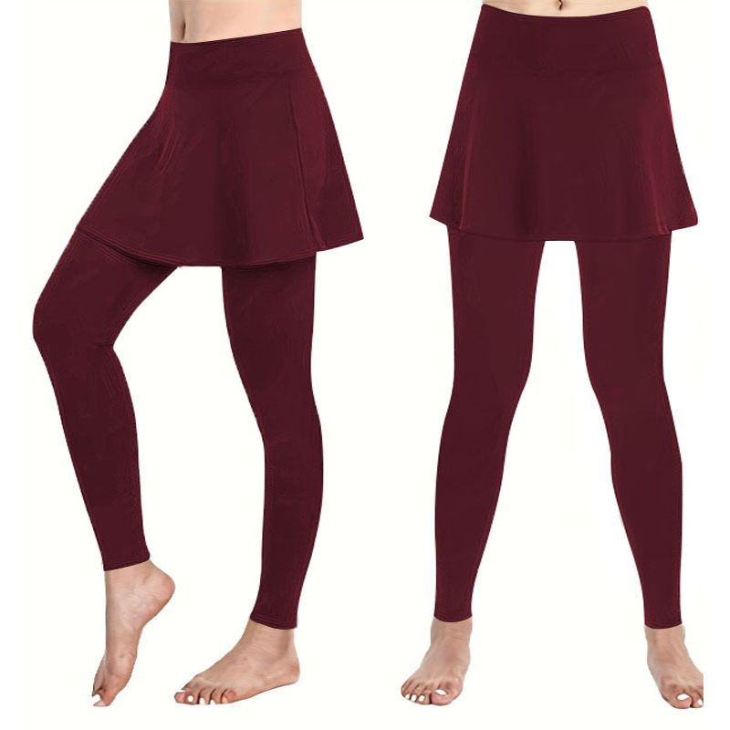 5XL Large Women's Yoga Undercover Skirt女大码瑜伽打底裙高腰
