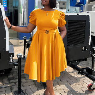 women size fashion 3xl plus dress female European dresses