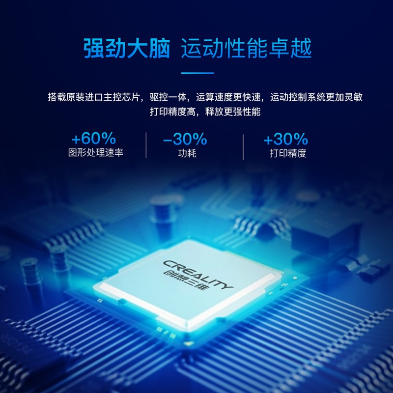 创想三维3d打印机配件高性能驱控一体智能静音主板稳定低功耗英文