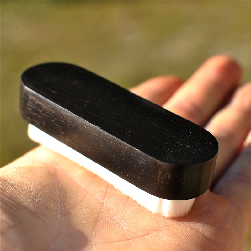 红木万毛刷文玩交趾黄檀微凹黄檀花梨木美甲核桃金刚玉石竹雕纳米