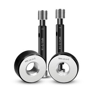 NPS螺纹环规塞规高精度通止规螺纹检具内径螺纹环塞规量具1/16-28