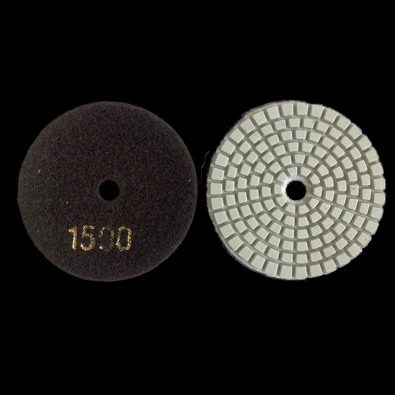 3寸/4寸大理石水磨片石材瓷砖玻璃软磨片 角磨机金刚石打磨抛光片