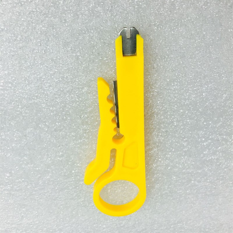 黄色小剥线刀打线工具剥线器网线卡线刀电话线打线刀迷你小黄刀
