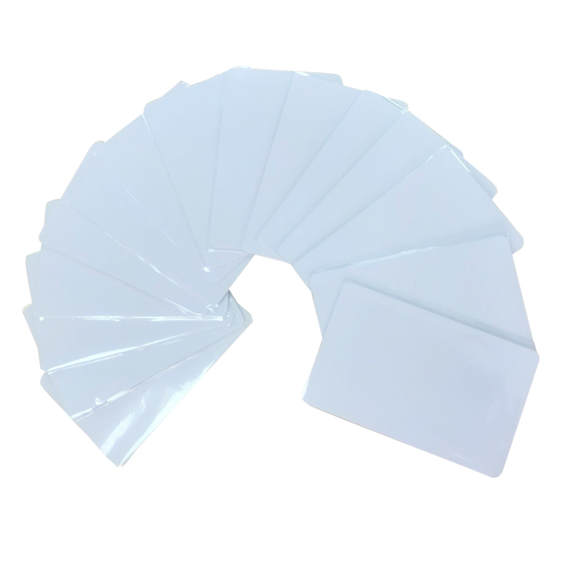 证卡打印机专用pvc白卡覆膜IC芯片ID门禁卡喷墨磁条复旦M1彩印卡