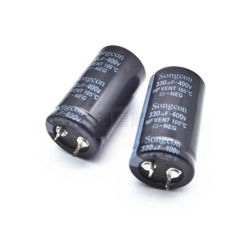 330uF 400V 25*45mm 直插铝电解电容 400V 20%  25X45mm 大体积