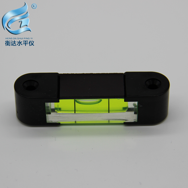 塑料长水平尺带孔水平气泡珠高精度水平仪圆柱水准器水平珠水准泡