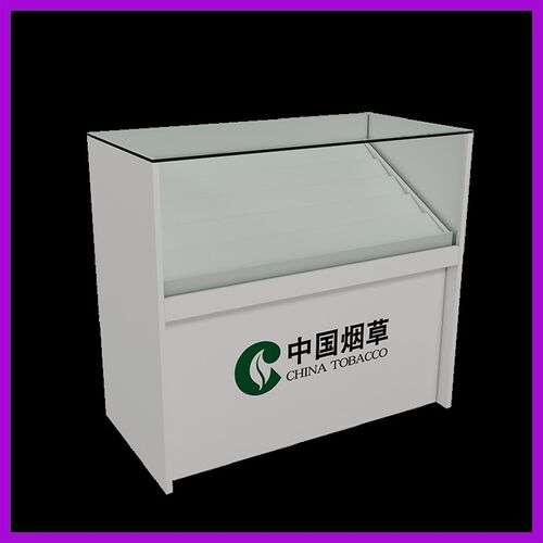 超市收银一体香烟柜台烟草展示柜子便利店烟架小卖部钢化玻璃烟柜