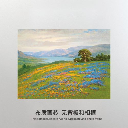 威廉杰克逊  加利福尼亚的春天  客厅风景装饰画打印  油画布