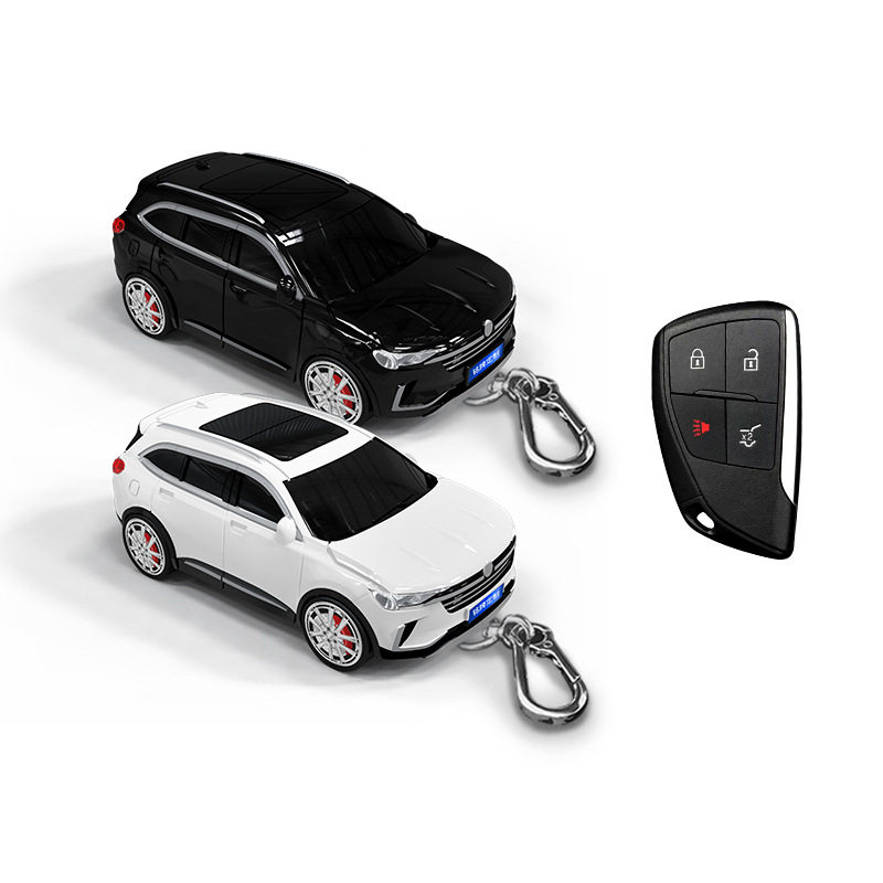 适用于别克昂科威钥匙套智灵鸟汽车模型钥匙保护壳带灯光创意礼物