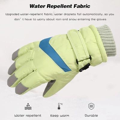 Winter Fleece Thermal Kids Gloves Waterproof Windproof Baby