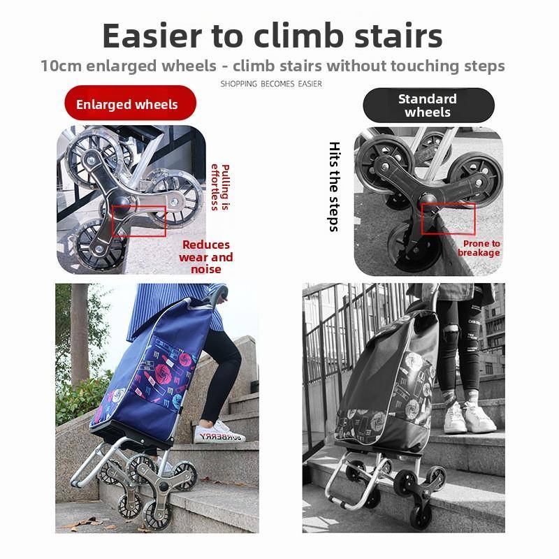 Stairs shopp cart, foldable, trolley cart, convenient