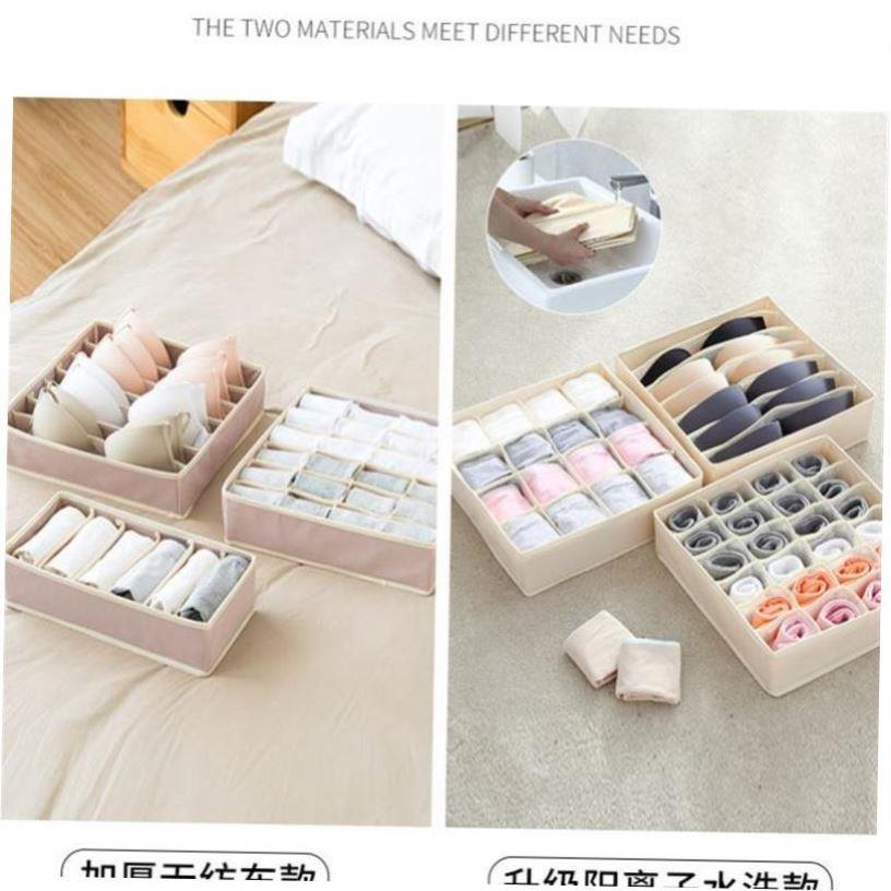 foldable underwear socks drawer Bra organizer storage box