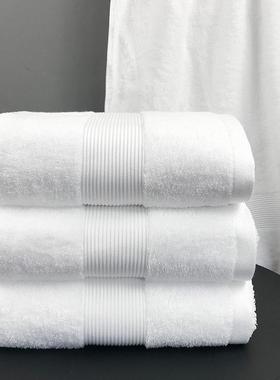 Luxury Hotel White Bath Towel Set Large Thick Towels纯棉毛巾