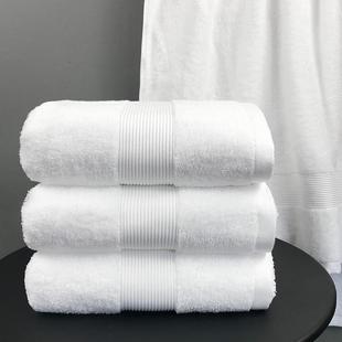 Luxury Hotel White Bath Towel Set Large Thick Towels纯棉毛巾