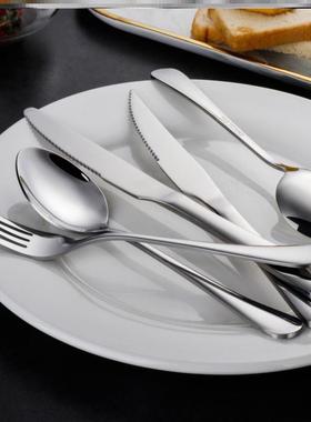 Stainless steel cutlery knife, fork and spoon three piece 1