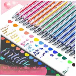 Glitter gel pen color gel pens shiny fairy fantasy