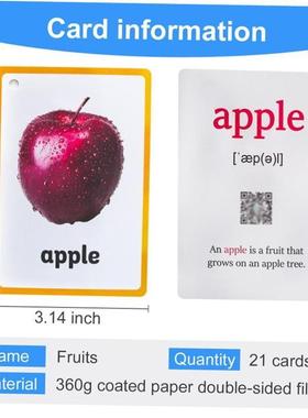 Chldren Baby Englsh Learnng Word Pocket Card Flashcard Mo