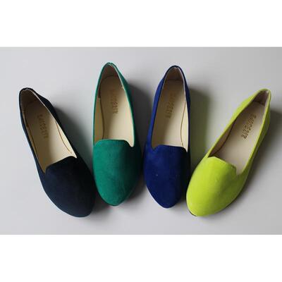 女平底单鞋大码women princess shoes ladies flat shoes size42