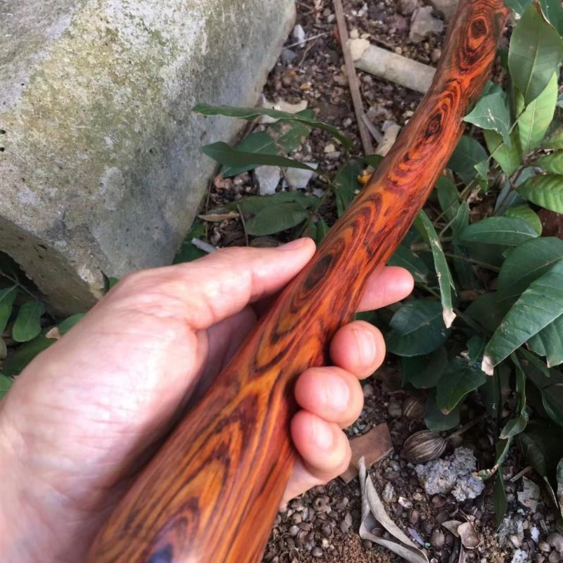 正宗海南黄花梨满鬼脸鬼眼随形棍收藏送礼佳品每日都更新