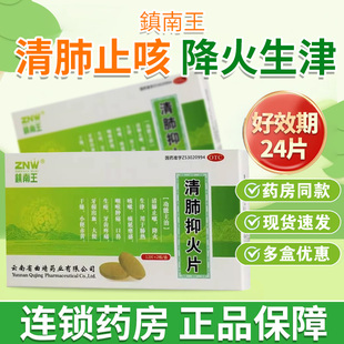 镇南王清肺抑火片24片降火清肺止嗽咽喉肿痛口鼻生疮牙痛牙根出血