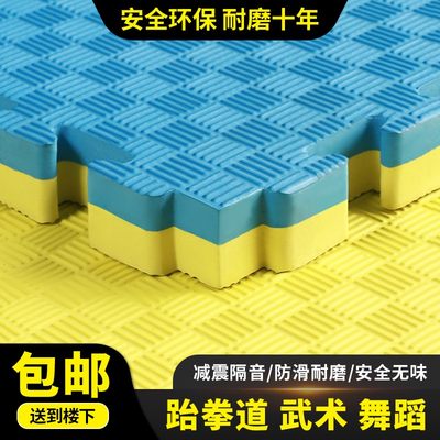 品跆拳道地垫 隔音减震垫子 专业加厚家用武术泡棉格斗 1米泡沫地