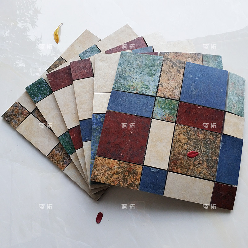 地中海仿古陶瓷马赛克瓷砖浴室厨房餐厅吧台奶茶店装修防滑墙地砖