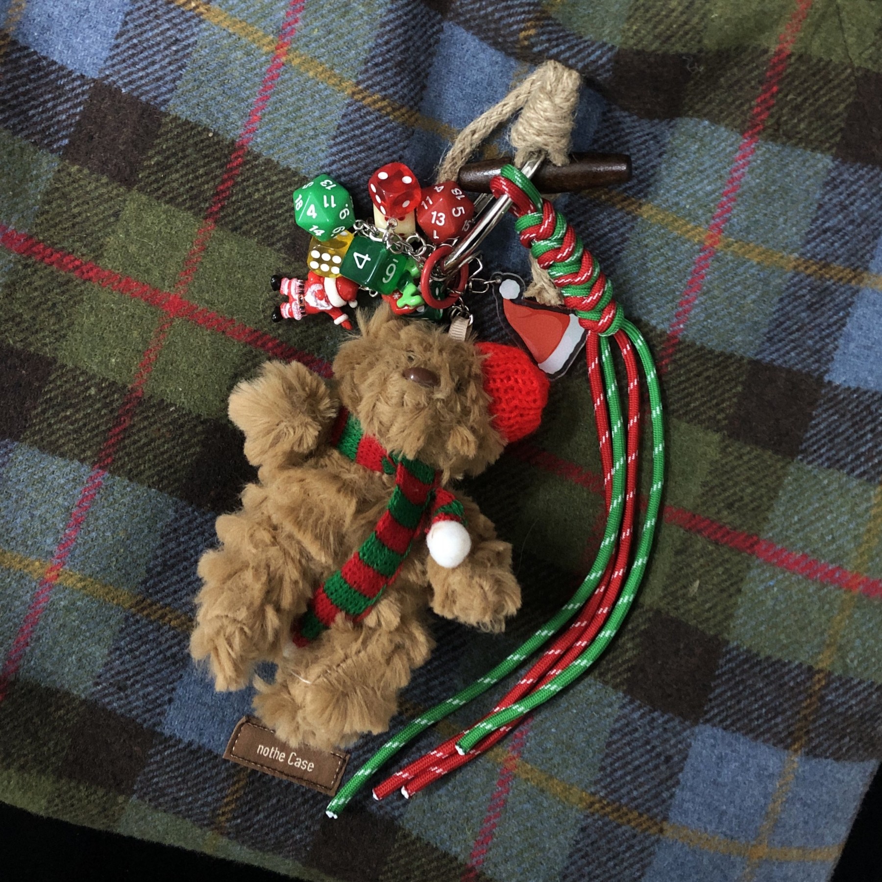 ironworks圣诞小熊幸运骰子串