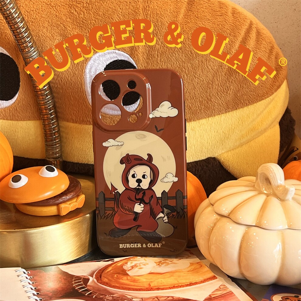 BAO0109    小恶魔 小狗 手机壳 iphone14 15 手机壳 现货