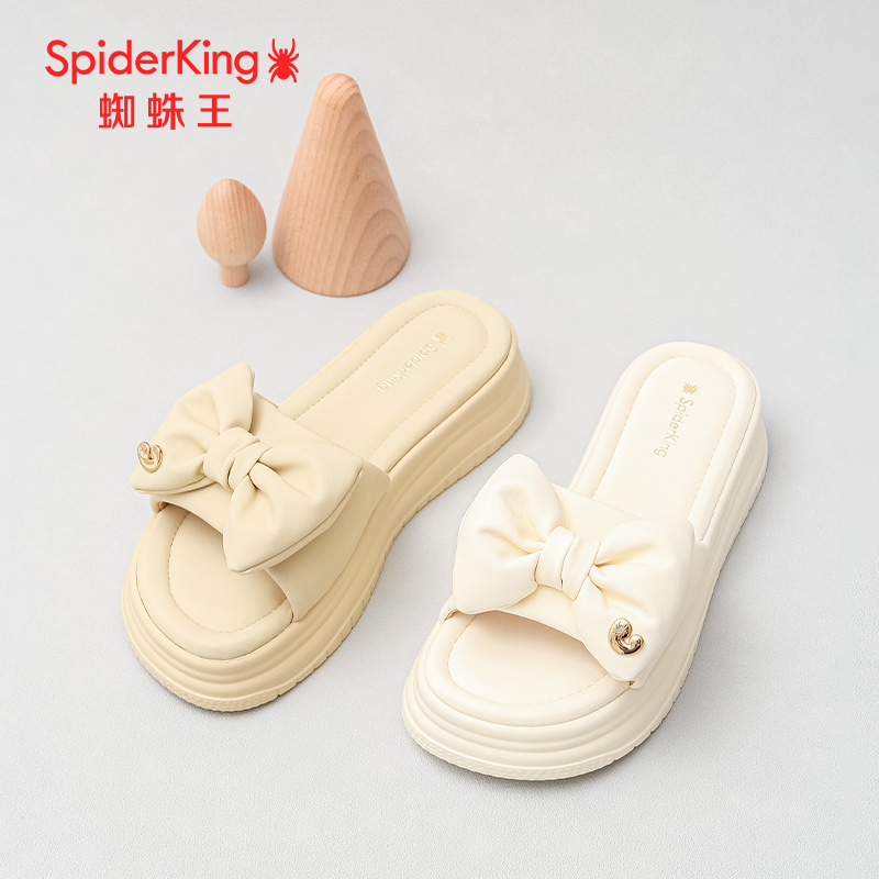 蜘蛛王一字拖女鞋夏季新款