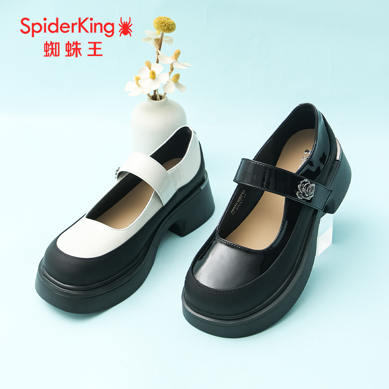 蜘蛛王玛丽珍女鞋春季新款
