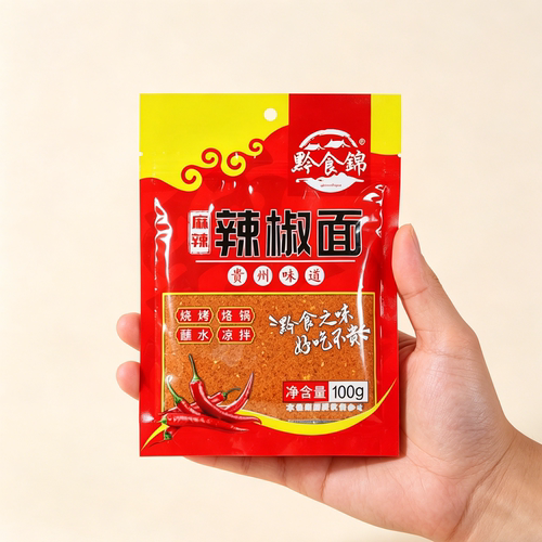 黔食锦-贵州麻辣五香辣椒面烧烤烙锅调料撒料辣椒粉海椒干碟蘸料