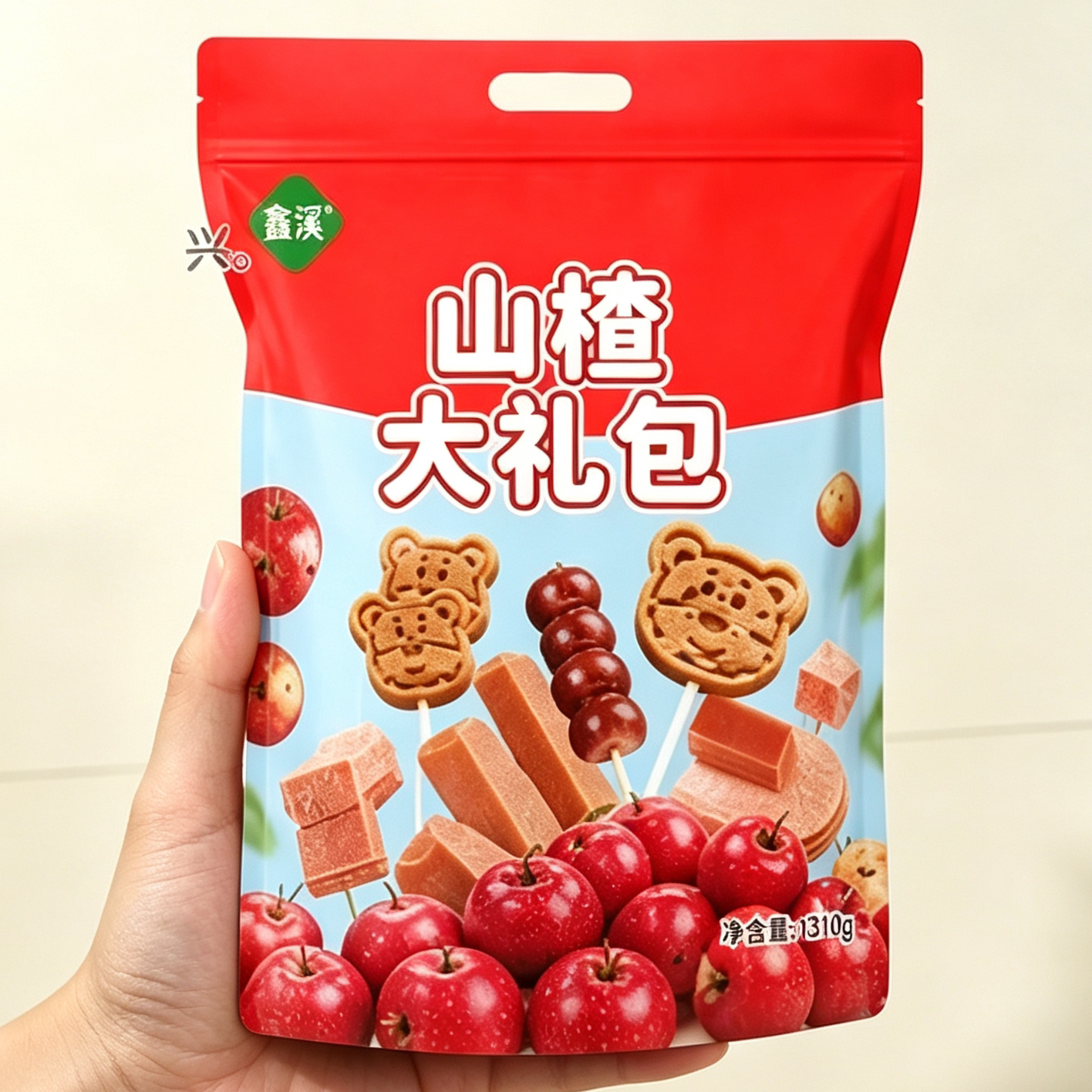 鑫溪山楂大礼包八种口味830g大容量组合酸甜开味居家休闲小零食