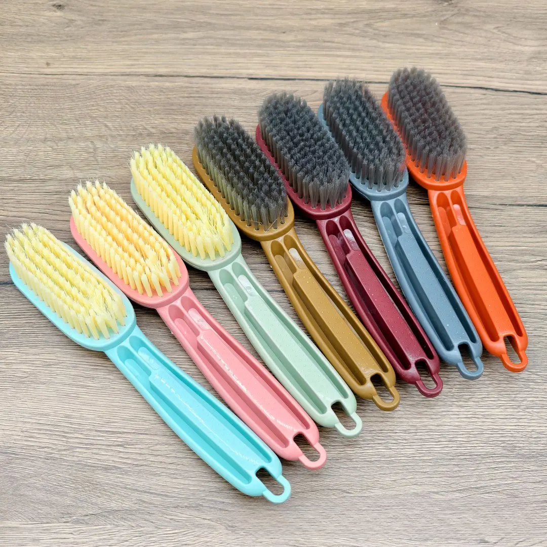 鞋刷衣刷多功能刷子长柄硬毛家用清洁刷长柄塑料刷子宿舍鞋刷